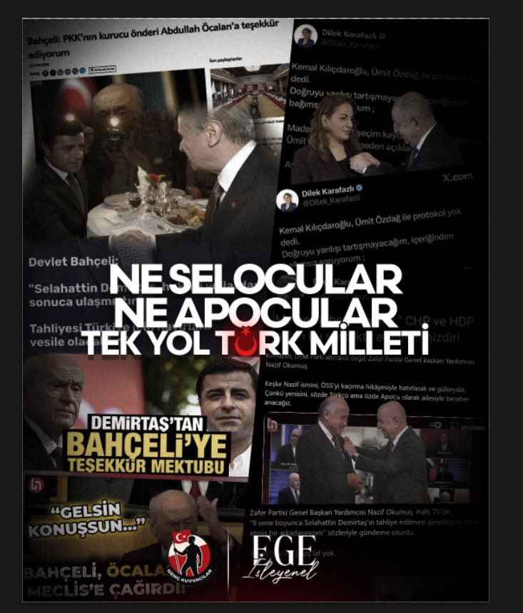 TEK YOL TÜRK MİLLETİ !