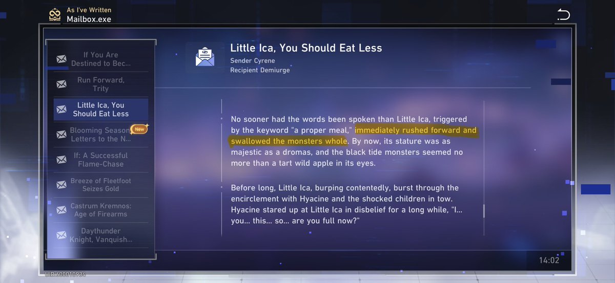 Daily_Hyacine's tweet image. LITTLE ICA ATE THE MONSTERS LOL