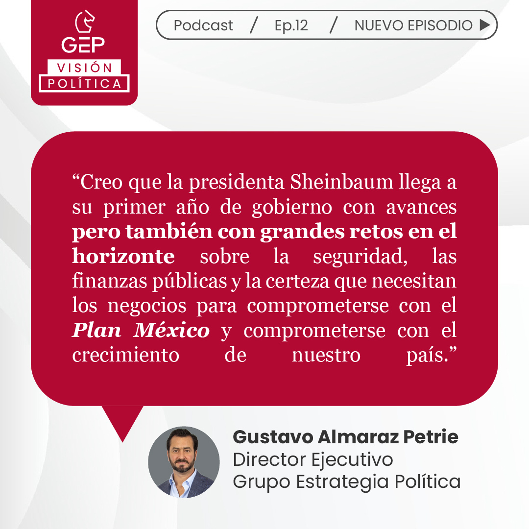 🎙️#VisiónPolítica
“Lo que viene y lo que se superó: primer año de gobierno de Claudia Sheinbaum”

Por si te lo perdiste, en nuestro último episodio,
<a href="/gustavoalmarazp/">gustavo almaraz p</a> analiza los avances y desafíos del primer año de gobierno de la presidenta <a href="/Claudiashein/">Claudia Sheinbaum Pardo</a> , como seguridad,