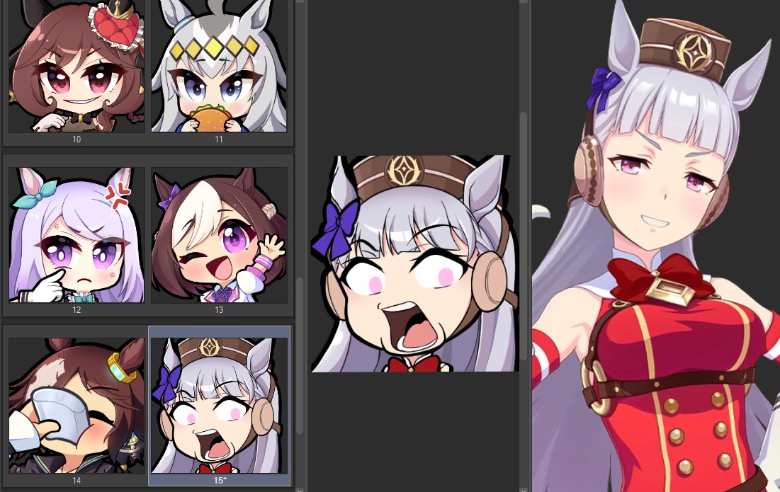 EtsuroArt's tweet image. More UMA WIP!! soon they'll be available as F2U emote on mi Ko-fi 😙