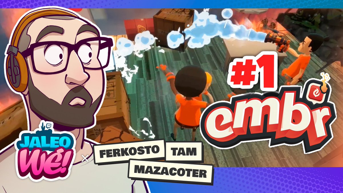 JaleoWe's tweet photo. Te rescatamos del aburrimiento 💦 ❤️‍🔥

✨NUEVO VIDEO!✨ Primera parte del EMBR en YouTube 📺! #JaleoWé @EmbrGame @MuseGames @curvegames 

Con @ferkosto, @laverdaderaTam y @mazacoter1 👇👇

#1 EL MANGUEROLO DE MANOLO: https://t.co/5ivNsv68ZT https://t.co/z5P4cUDHHj