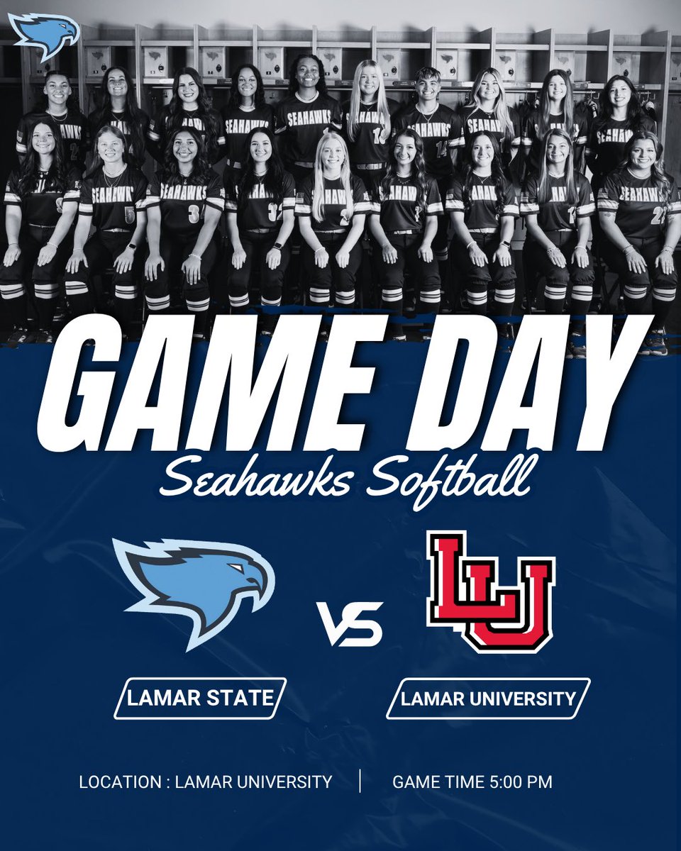🙌🏼 IT’S GAME DAY! 🙌🏼

Come out to the Lamar Softball Complex to catch the Seahawks in action one last time this fall! Don’t miss your last chance to see the Seahawks take the field until 2026! 

#GoSeahawks | #WingsUp