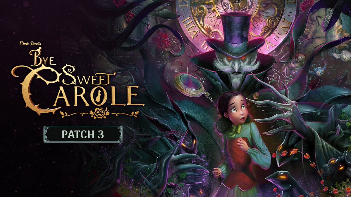 We're pleased to share that the third patch for #ByeSweetCarole is now live on Steam! (Consoles coming soon!) 

⭐️Includes the NEW feature - Chapter Restart!⭐️

Read the full patch notes here: steamcommunity.com/app/2428980

🙏Thank you for your patience and continued feedback!