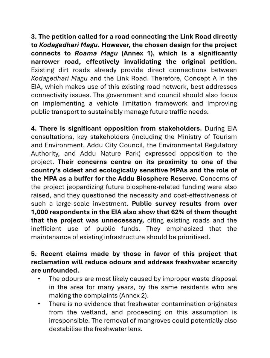 ThimaaVeshiHQ's tweet photo. This is the English translation of a letter from the youth of Addu to president Dr. Mohamed Muizzu regarding the proposed project at the Moolekede Fishimathi, that we gave him when he arrived in Maradhoo today afternoon. https://t.co/H01yZiJwSW