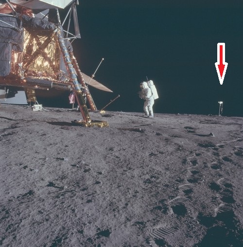 Apollo 12s lunar surface operations would be monitored by a Westinghouse colour TV camera, it was announced OTD 1969. Unfortunately during surface set up on 19 Nov (EVA 1) it was inadvertently pointed directly into the Sun, destroying the tube, terminating any further TV coverage