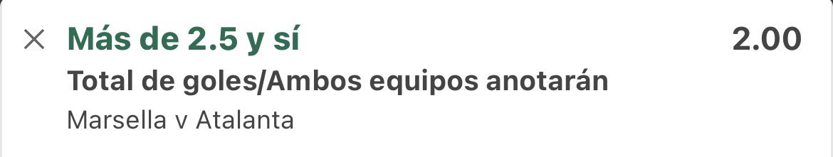 pickalg1's tweet image. Champions League ⚽️

Cuota @2

Stake 1