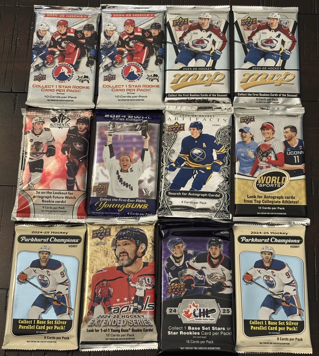 DougPlagens's tweet photo. GIVEAWAY!

My hockey card podcast NONSENSE ON ICE debuts next week on the @SCN_Pod Network!

For a chance to win the packs below:

1. Follow me @DougPlagens &amp; @UpperDeckSports 

2. Like &amp; repost this post

3. Tag 2 friends &amp; comment with a card question

Winner to be chosen 11/9! https://t.co/UBqMC6i8qg
