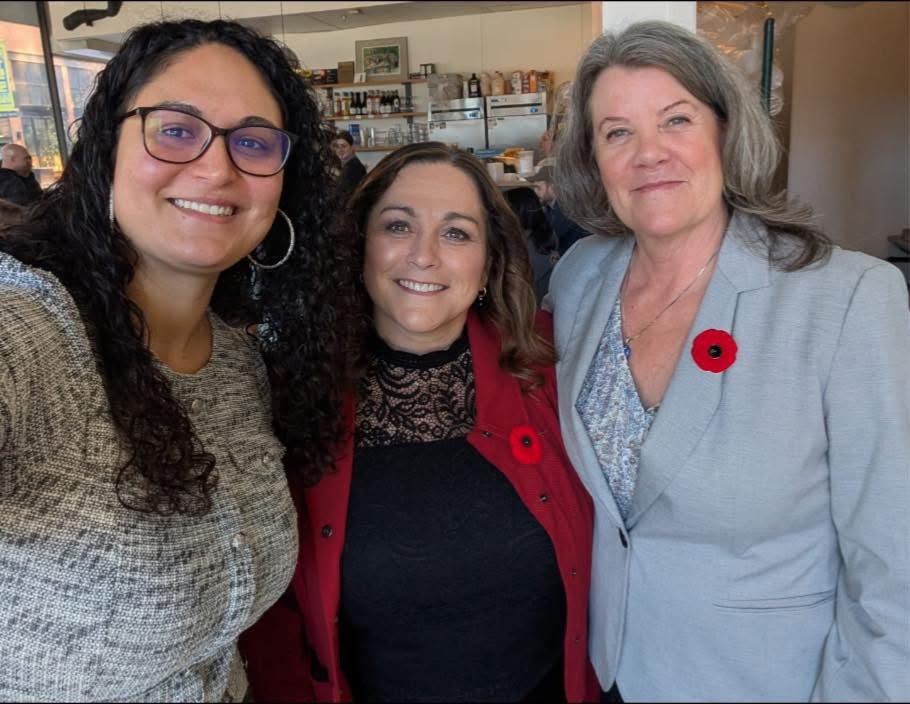 A big thank you to Equal Voice for supporting women’s involvement in elected office. 

With Julia Pennella, Director of Public Affairs and Programs with Equal Voice and Taneen Rudyck an elected woman on Vegreville town council. Nice to share in the support and camaraderie! #ABLeg