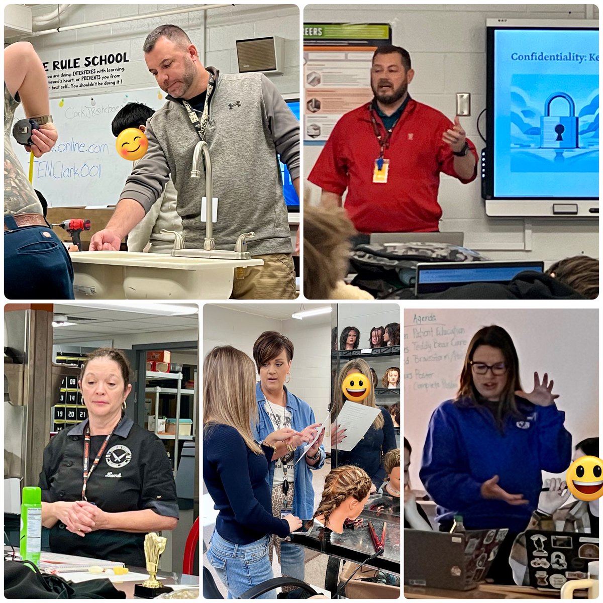 Our 5 <a href="/KCS_EPP/">KCS_EPP</a> candidates in Hamblen Co had a coaching visit yesterday and shined: Mr Clark🔨, Mr Waddell 💻, Ms Lamb 🧑‍🍳, Ms Bennett🪮, and Ms Barnett 🩺 Their students work on real-life projects or issues and win at competitions! 👏🏻