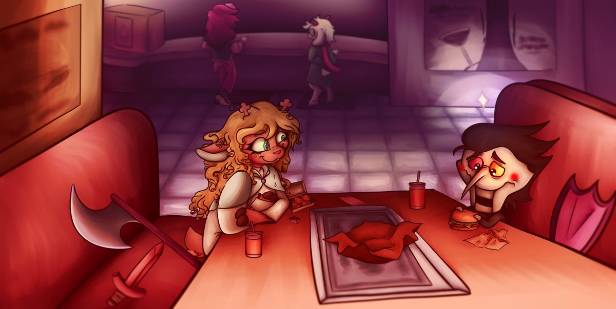 TennaFish's tweet image. Finally done with this painting. This took for EVER.

#deltarune