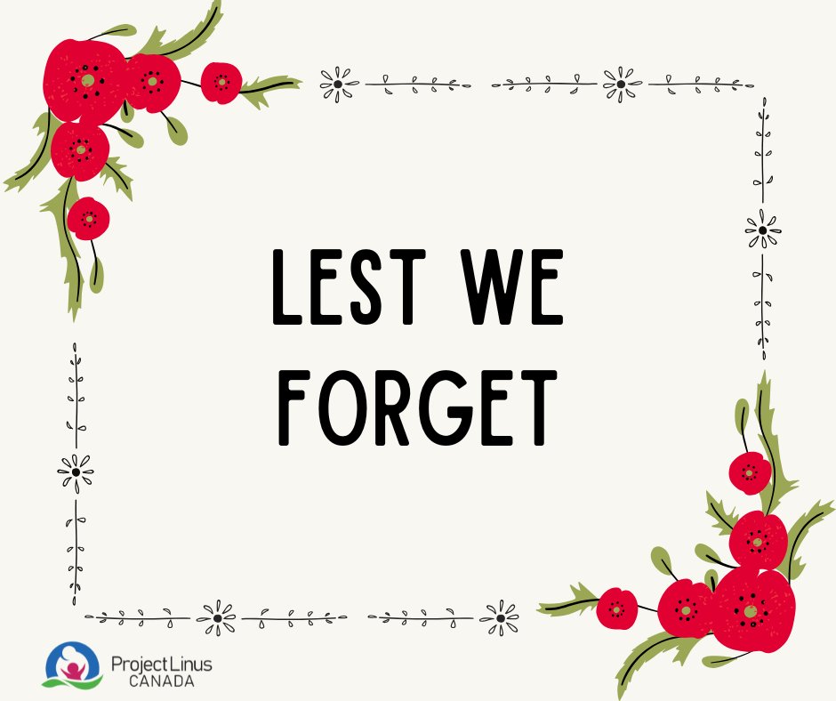 ProjectLinusCA's tweet image. 🌺Honouring the spirit of those who gave their lives for our freedom — today and every day.

𝐻𝑜𝑤 𝑐𝑎𝑛 𝑦𝑜𝑢 𝑚𝑎𝑘𝑒 𝑎 𝑑𝑖ff𝑒𝑟𝑒𝑛𝑐𝑒?
Explore the website to learn more legion.ca

@RoyalCdnLegion 
#ProjectLinusCanada #TheRoyalCanadianLegion #Canada