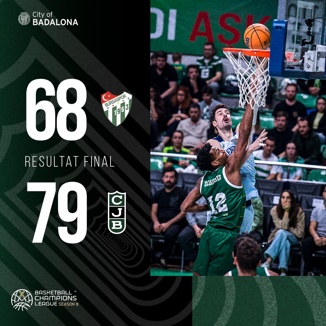 🔚  FINAAAAL! Gran VICTÒRIA a Turquia per posar el 4-0 a la BCL!

<a href="/BsBasketbol/">Bursaspor Basketbol</a> 68-79 <a href="/Penya1930/">Club Joventut Badalona</a>

🎯 Ricky Rubio: 24 punts

#CityOfBadalona #BasketballCL