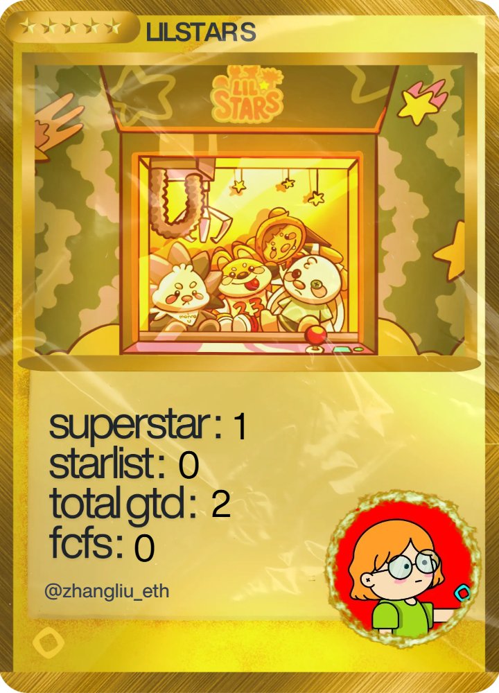 zhangliu_eth's tweet image. I&apos;m golden 💛💛💛 @Lilstarrrs 
#Lilstars #NFT