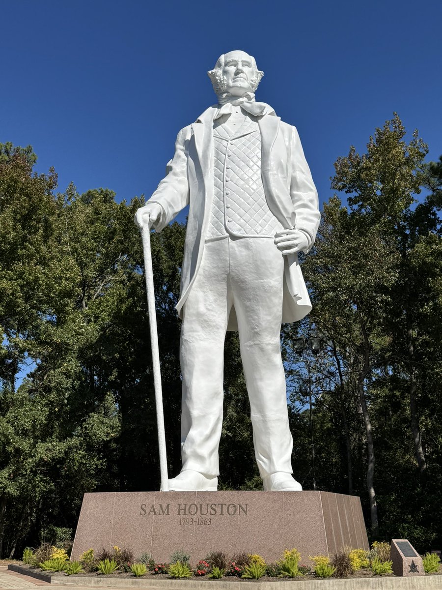 I’d heard that Sam Houston was tall, but I didn’t realize he was this tall