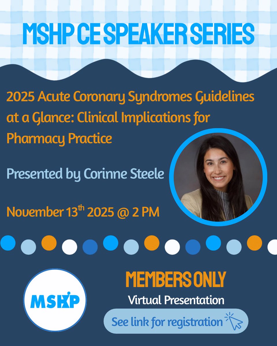 Mississippi Society of Health-System Pharmacists tweet media