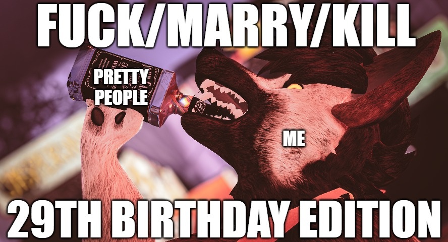 FUCK/MARRY/KILL!
NOVEMBER 8TH, 6PM CET!

POST YOUR OC BELOW AND JOIN ME THIS SATURDAY TO GET RATED!

Rules below 💖