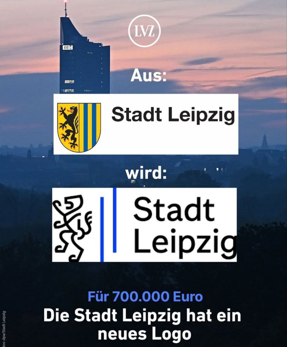 700k. Für diesen Dreck. Gott strafe den, der den Auftrag an den "Designer" übergeben hat. Als Leipziger ist es so bitter zu sehen, wie diese Stadt auf allen Ebenen immer weiter verkommt.