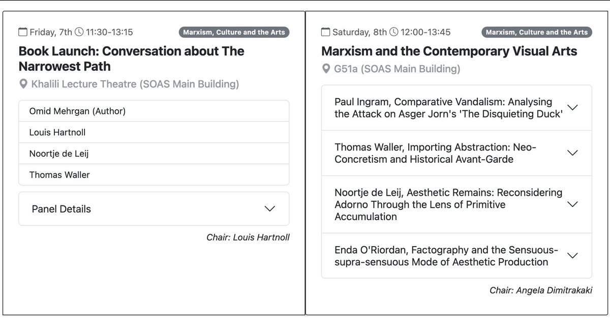 Speaking on a couple of panels at the <a href="/histmat/">Historical Materialism Journal</a> conference this week in London