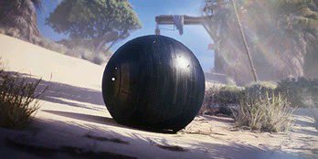 It does nothing but roll away from you.

The most annoying ARC: