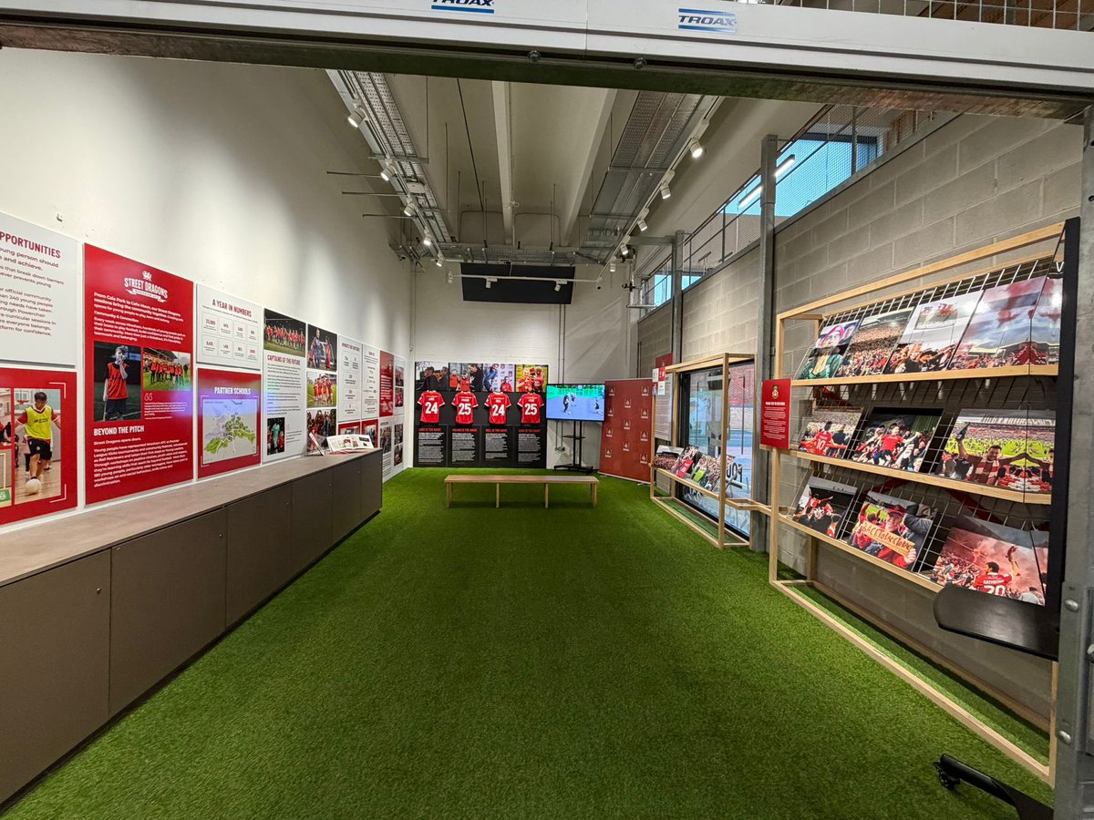 Foundation_WAFC's tweet image. Come down and explore our eye-catching exhibition at @TyPawb, celebrating the club’s back-to-back-to-back promotions through the lens of the fans! 

See the incredible scenes captured by the fans as well as the Foundation’s 2024/25 impact report. 
 
🔴⚪ #WxmAFC