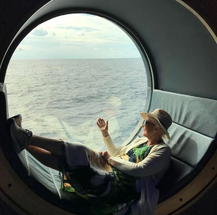 Otalia69's tweet image. #RestinParadise our beautiful #DianeLadd...🎬🌹📺
She loved the #TCMClassicCruise, #WaybackWednesday to #Oct2019...⛴️ #TCM