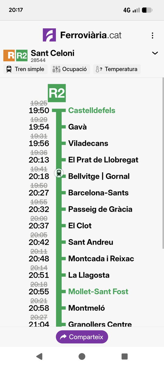 oceabaricco's tweet photo. 🚂 Tren 28544
📅 5/11
❌ El retard d'avui és 🔝 !!
⏰ Minuts retard: 38 (Rècord des del 21/10🥇)
Motiu @rodalies? 🤔 @dignitatavies @Afectrodalies @retardsrodalies @PARC_rodalies @atrencion @peremacias1 @sindicdegreuges @territoricat #col·leccionantincidencies #rod2 https://t.co/uQOOV7gEqV