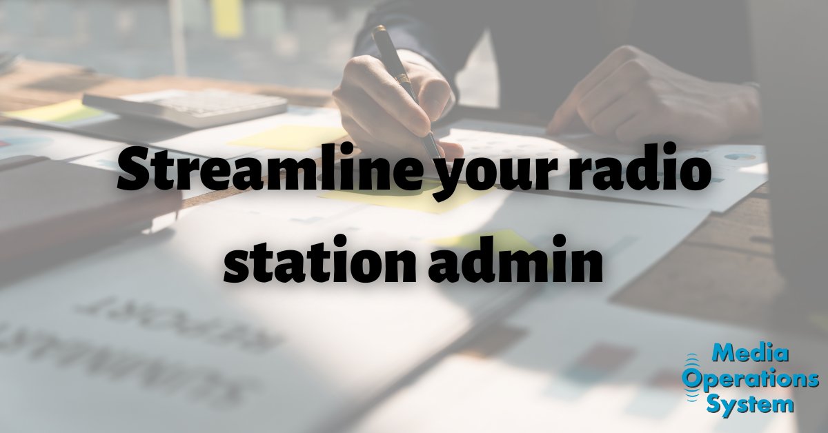 MediaOpsSystem's tweet image. Stay on top of admin (even if it is boring) with  #MediaOperationsSystem &amp;amp; streamline your processes, including:
📝 Action log
☢️ Risk register
💰 Accounts
🌡️ Fault log

#LocalRadio #HospitalRadio #CommunityRadio #StudentRadio #MakingRadioEasy

https://www...