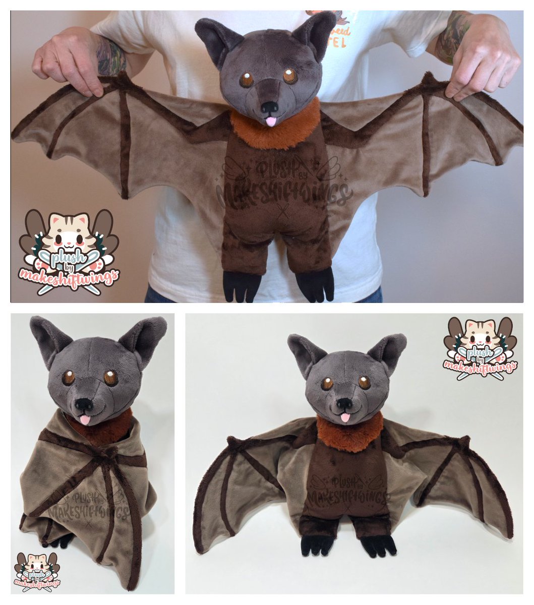 a floppy bat plush 🦇