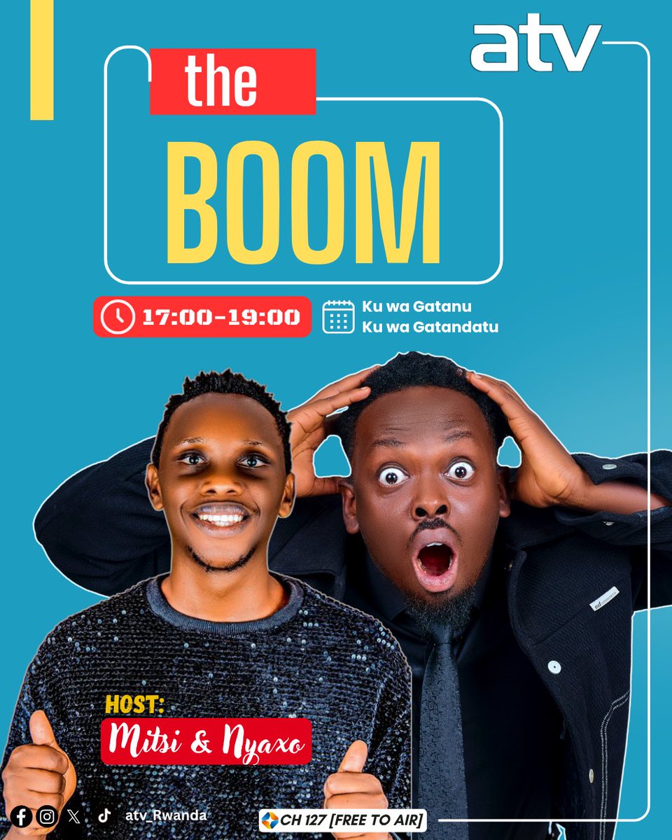 Nyaxocomedy's tweet photo. Bantu mwankuze kuri Youtube nizindi mbuga nkoranyambaga none mbaziye live, ese muri tayali? Ryoherwa namakuru yimyidagaduro asesenguye murwenya rwinshi hamwe numusamariya ndetse na Mitsi, ibyamamare byatumiwe, umuhanzi wumunsi ndetse nindirimbo ziryoshye. Kuva 17:00 kugeza 19:00 https://t.co/zB6ghFDUZP