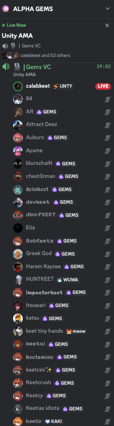 0xAlphaGEMs's tweet image. Great session with @UnityAcademyInc by @CalebUnity_ 

GEMs are learning more tools to trade better 

The Keet family is grateful 💎