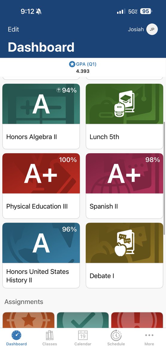 Great first quarter of junior year. Student athlete!!!
<a href="/Coach_Hewitt86/">Matt Hewitt</a> 
<a href="/BigBody_Nas8/">Nasir Gaines</a>