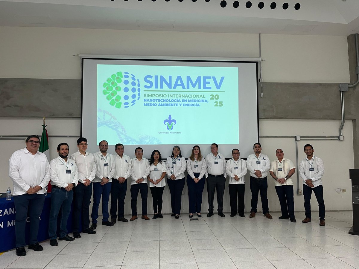 sinamev75567's tweet photo. Estamos listos para iniciar!!

Simposio Internacional "Nanotecnología en
Medicina, Medio Ambiente y Energía"
#sinamev2025 #nanociencia #nanotecnologia
#nanoscience #nanotechnology #veracruz
#universidadveracruzana https://t.co/qxaoY7iHal