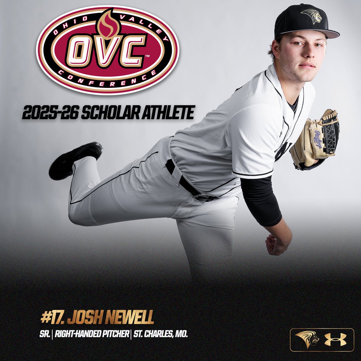 Josh Newell of <a href="/LULIONSBASEBALL/">Lindenwood University Baseball</a> 🦁⚾️ has been named a 2025-26 <a href="/OVCSports/">Ohio Valley Conference</a> Scholar-Athlete Award recipient. 

The award is based on academic and athletic accomplishments achieved during the 2024-25 school year 🏅📚

📕 | tinyurl.com/nvdu3xvy

#TheHuntBegins