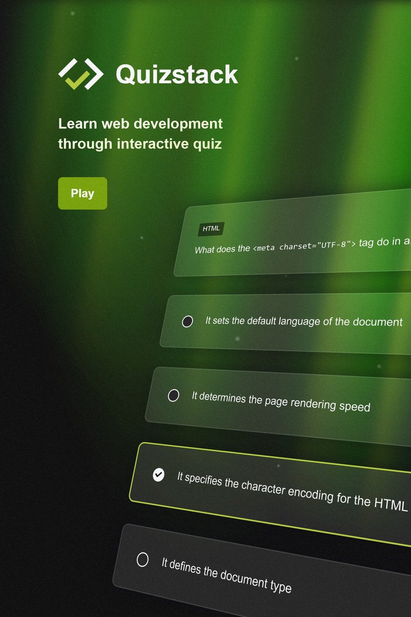 quizstackapp's tweet image. Do you know HTML so well ? 😏

Find out more semantic tips on quizstack.io ✅