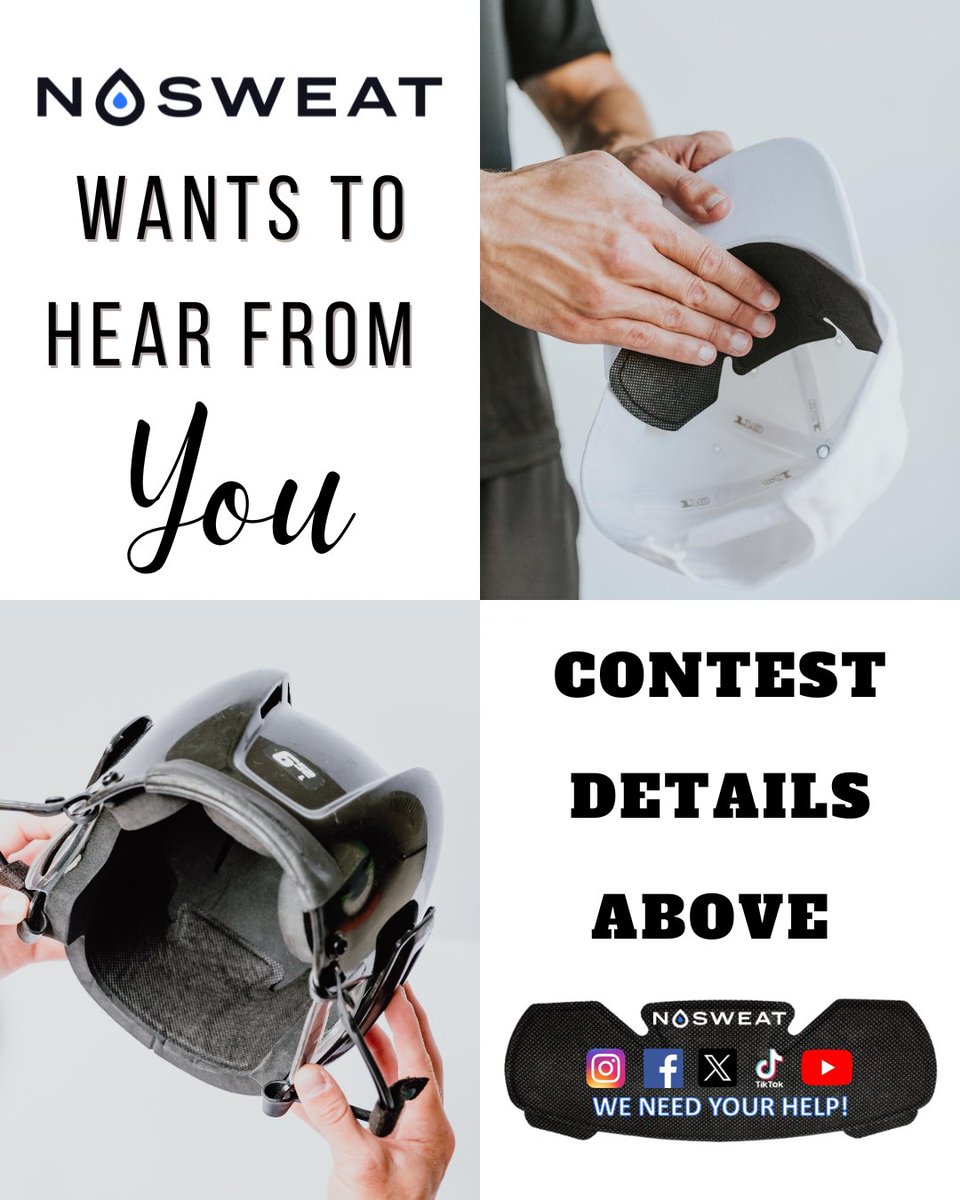 We want to see YOU in action! 🎥

Post a 15–30 sec video on X or FB and tag <a href="/NoSweatCo/">NoSweat®</a> ✅

20 winners per platform get:

🎁 $25 Amazon Gift Card
💸 $25 NoSweat credit
🏒 Top vids score autographed gear!

Show us how you #dontsweatit and get rewarded! 💪