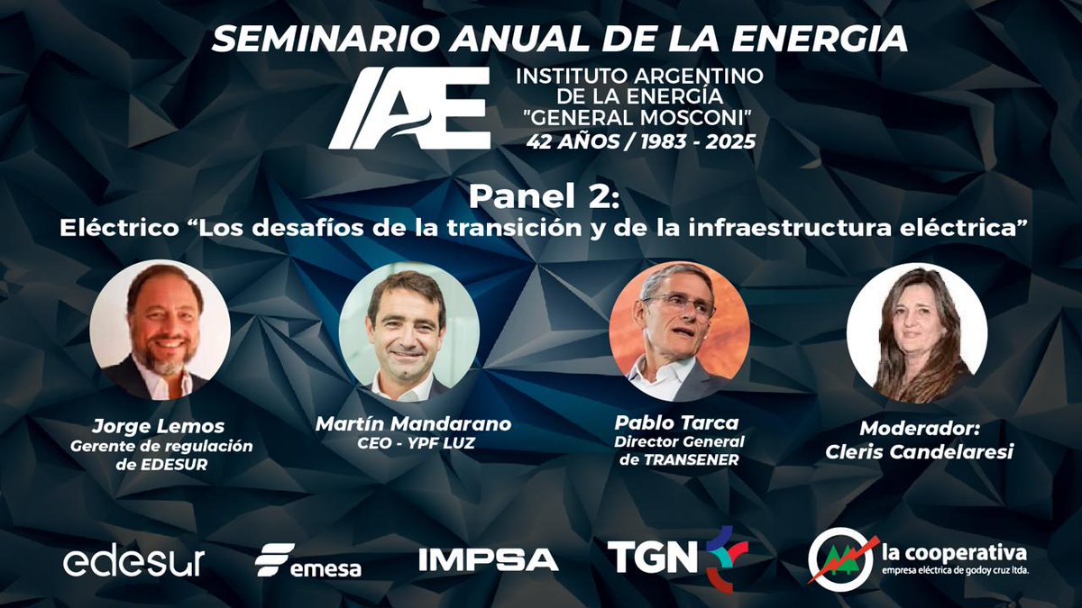 Panel 2.

✔️ Martin Mandarano 
✔️ Jorge Lemos 
✔️ Pablo Tarca