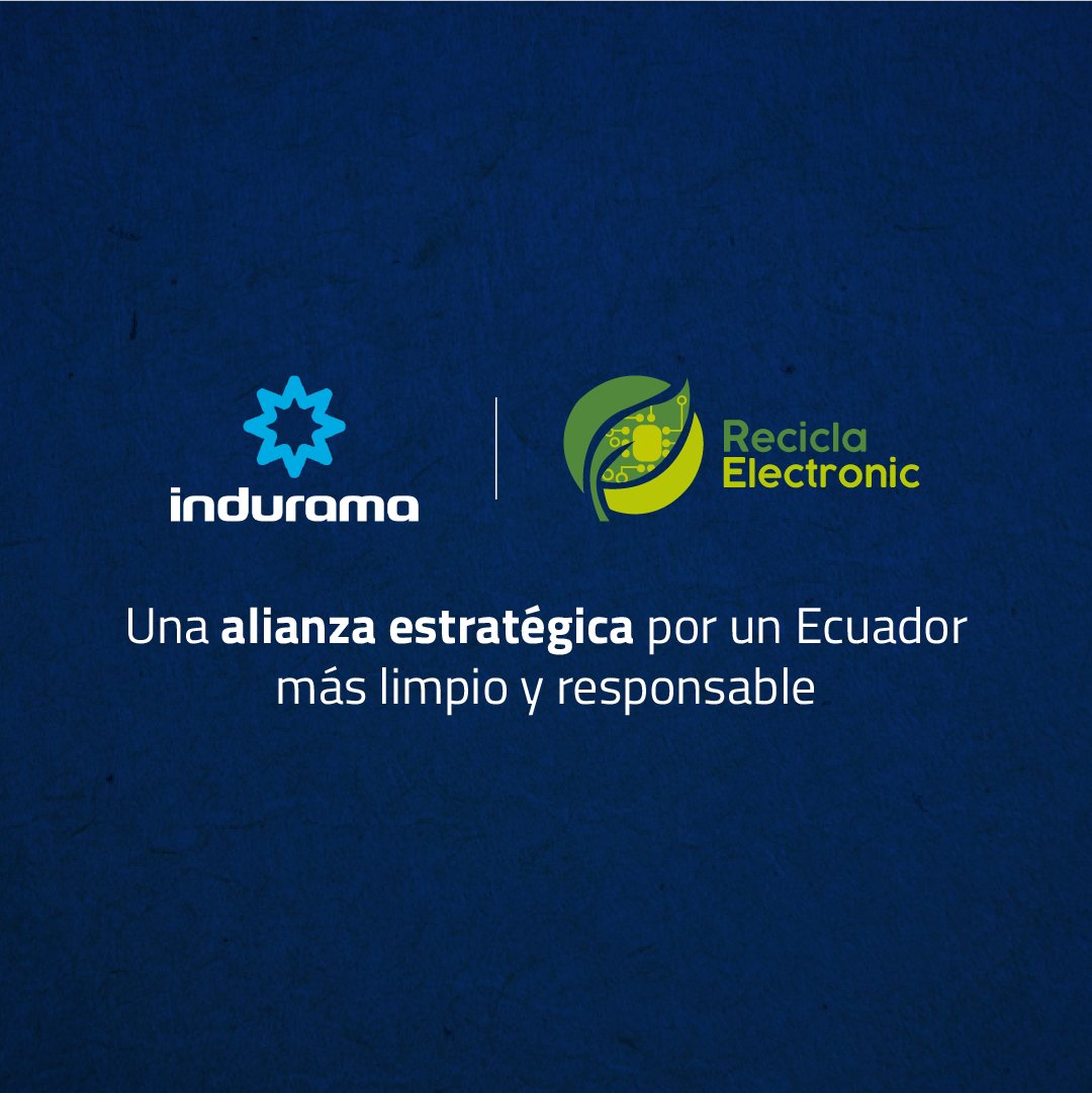 Cuando unimos fuerzas, el cambio es real 🤝💚. 

Junto a Recicla Electronic, garantizamos que cada residuo electrónico tenga un destino responsable. 

Innovar también es cuidar la naturaleza. 🌎

#InduramaPorElPlaneta #InduramaEsConfianza