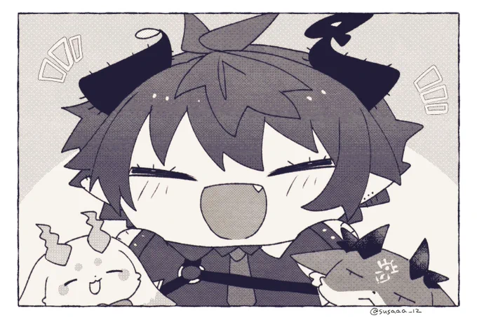 漫画でもでびるんと共演
おめでとうございます😭🙏
 #RenZottoArt 