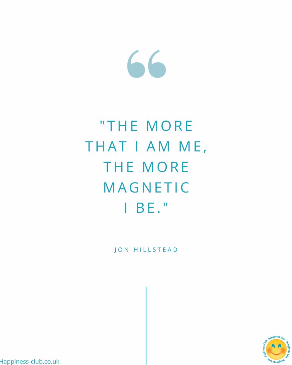 SamanthaBrook75's tweet image. #WednesdayWisdom &quot;The more that I am me, the more magnetic I be.&quot; - @HillsteadJ44511

ps. Fed up with feeling fed up? Learn to be Happy and get what you want with the Happiness Club book. Buy now. amzn.eu/d/6ln6RLB.

#FckYes #visibilitychallenge #fearofbeingseen #author