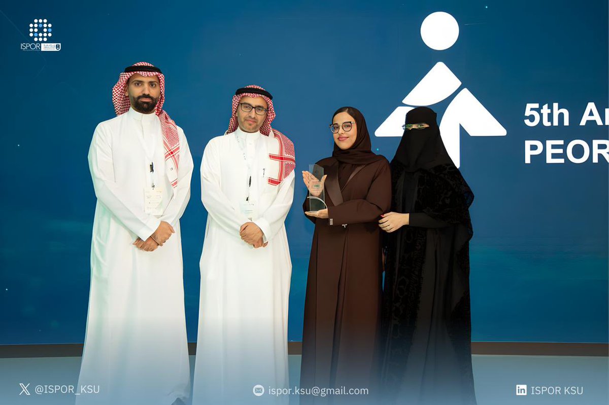 ISPOR_KSU's tweet photo. The ISPOR-KSU Student Chapter was honored to participate in the ISPOR Saudi Conference 2025, dedicated to advancing Health Economics and Outcomes Research (HEOR) in Saudi Arabia.

Our chapter contributed through an engaging booth that highlighted our initiatives, outreach efforts, and growing role within the HEOR community.
The Research Committee, led by outstanding master’s students, showcased several of the chapter’s initiatives aimed at advancing research and awareness in HEOR.

We extend our appreciation to the ISPOR Saudi Chapter for their continuous support and for organizing such a valuable scientific platform for students and professionals in the field.
#ISPOR_KSU #ISPORstudents #ISPOR_Saudi25 #PEOR25