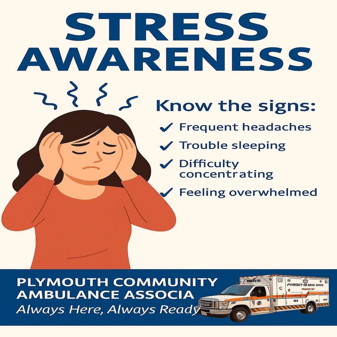 medic308's tweet image. 🚑 Stress Awareness 🚑

🚨 Know the Signs of Stress:
   •   Headaches or fatigue
   •   Trouble sleeping
   •   Irritability or worry
   •   Muscle tension or stomach issues

Small steps make a big difference — move, breathe, rest, repeat.

#pcaa #medic308
