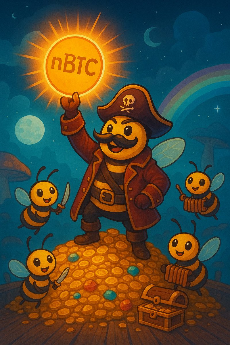 PaponSikder001's tweet image. Captain Bee leads the crew to golden horizons 🐝💰 — powered by nBTC and the Go Native spirit! ⚡️🌈

@DonMikeal
@goNativeCC
@Tommy_The_Gods 
#GoNative #nBTC #Beeliever