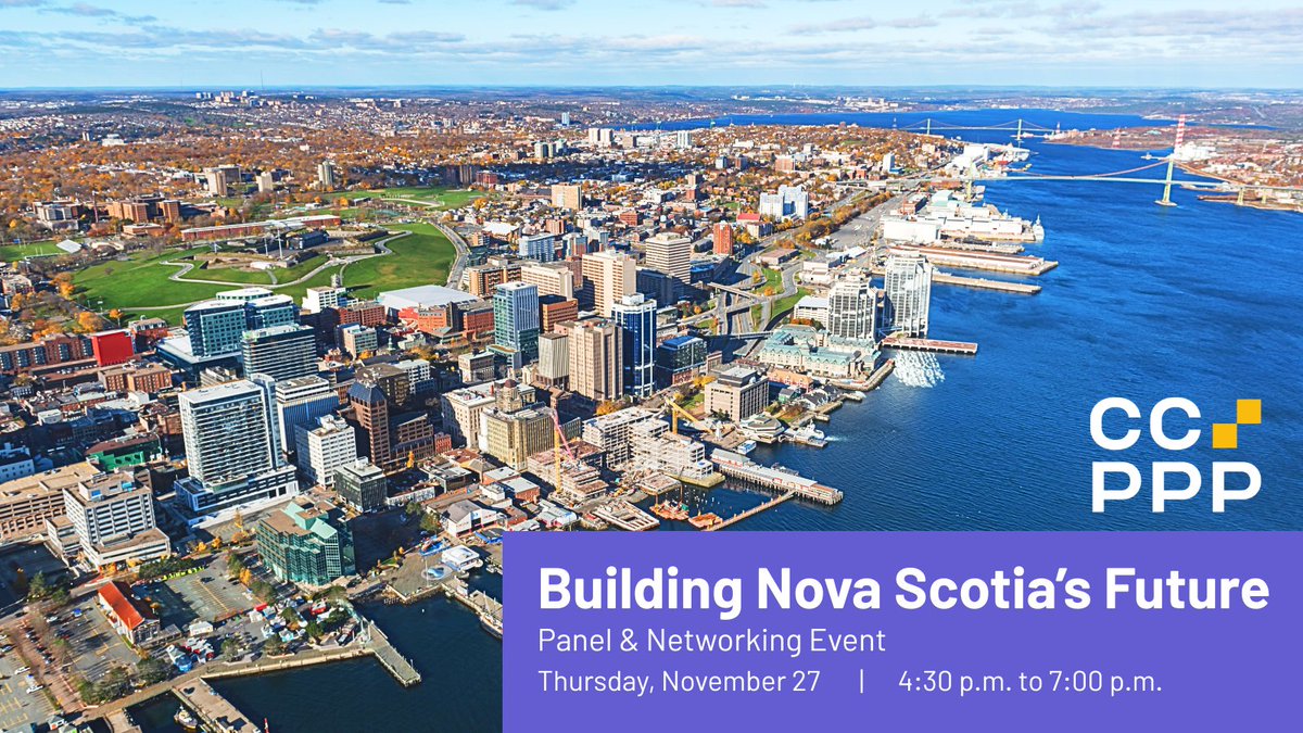 Join us in Halifax on Nov. 27 for a panel and networking reception with provincial and municipal leaders discussing Nova Scotia’s upcoming capital priorities, from major transportation corridors to housing-enabling and community projects.
More info: lnkd.in/gR3ka-hZ