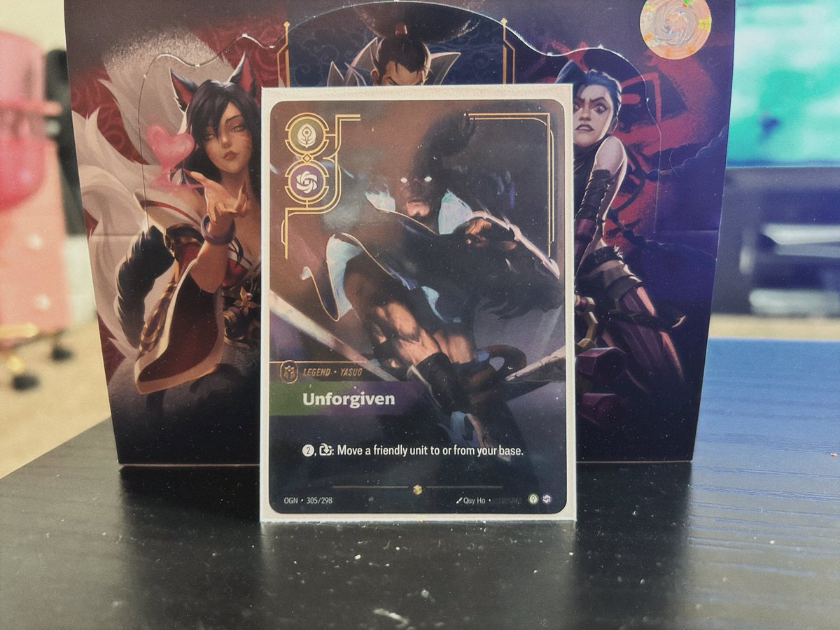 ThaKardKafe's tweet photo. “My @playriftbound  Box Did Not Disappoint…Pulled My Favorite Champion and It Was An Alt 🥹🥹🥹”

#Riftbound #LeagueOfLegends #Yasuo #Tcg #ThaKardKafe https://t.co/hTlSvjceFE