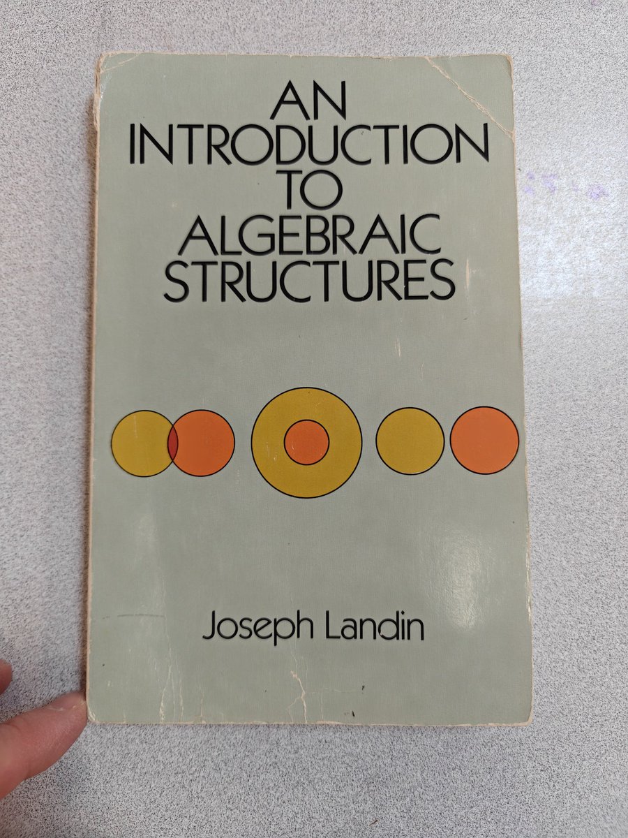 martinmrmar's tweet image. In case you never heard of Abstract Algebra before as a math subject, here it is in a nutshell: it&apos;s a subject that deals with different sets which are equipped with one or more binary operations and axioms that give rise to different types of algebraic structures called Groups,