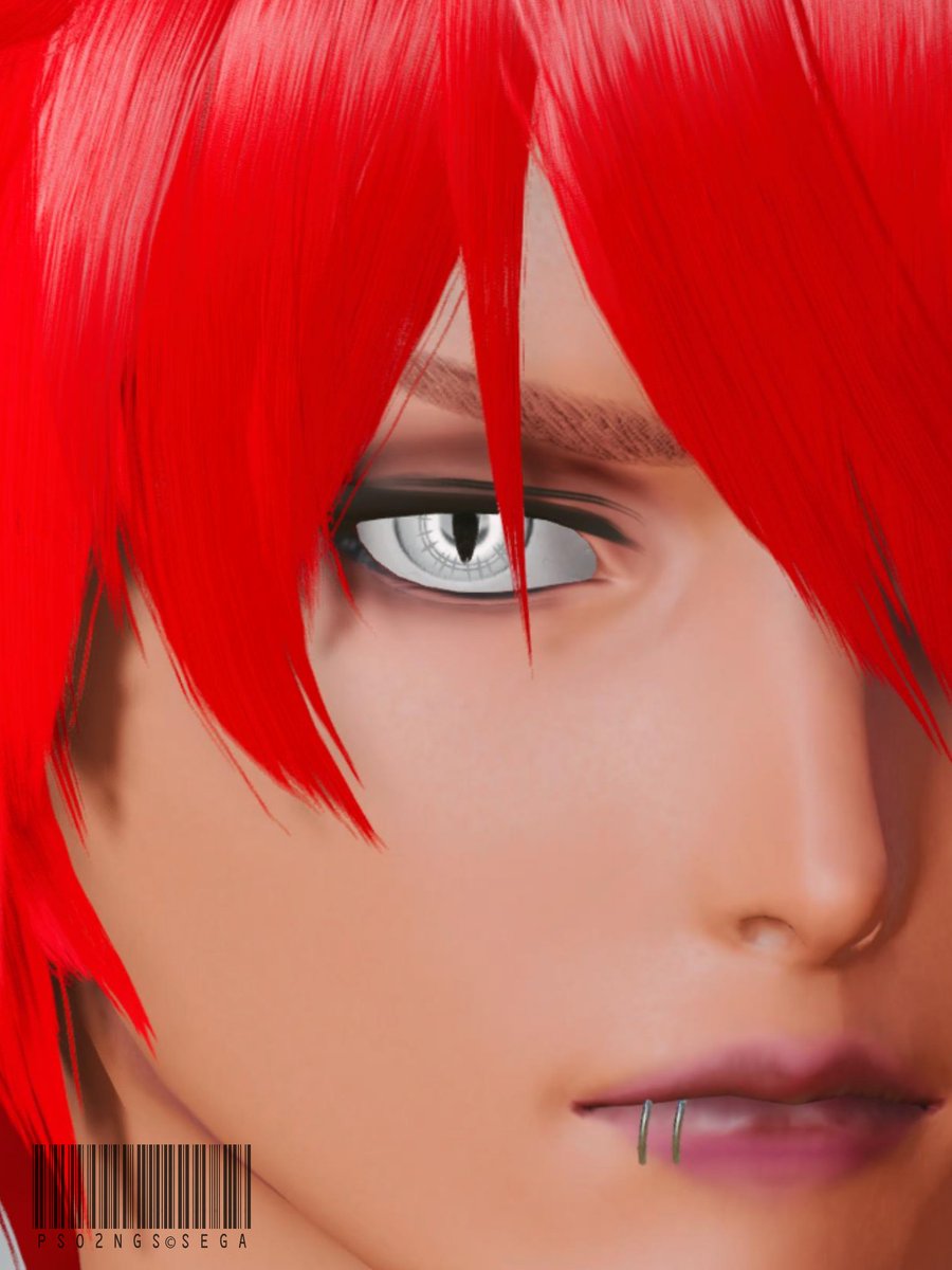 MONAKA0v0's tweet image. ハロコンタクトあえて黒にして虹彩の表現UP
やりたいことできて満足だぜおやすみ🌙❤️‍🔥
#PSO2NGS_SS