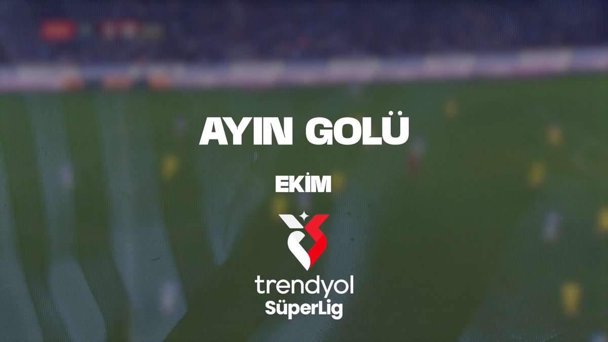Eyüpspor'dan Oulai’nin, Ekim ayında attığı gol, Süper Lig’de ayın en güzel golü olarak seçildi.