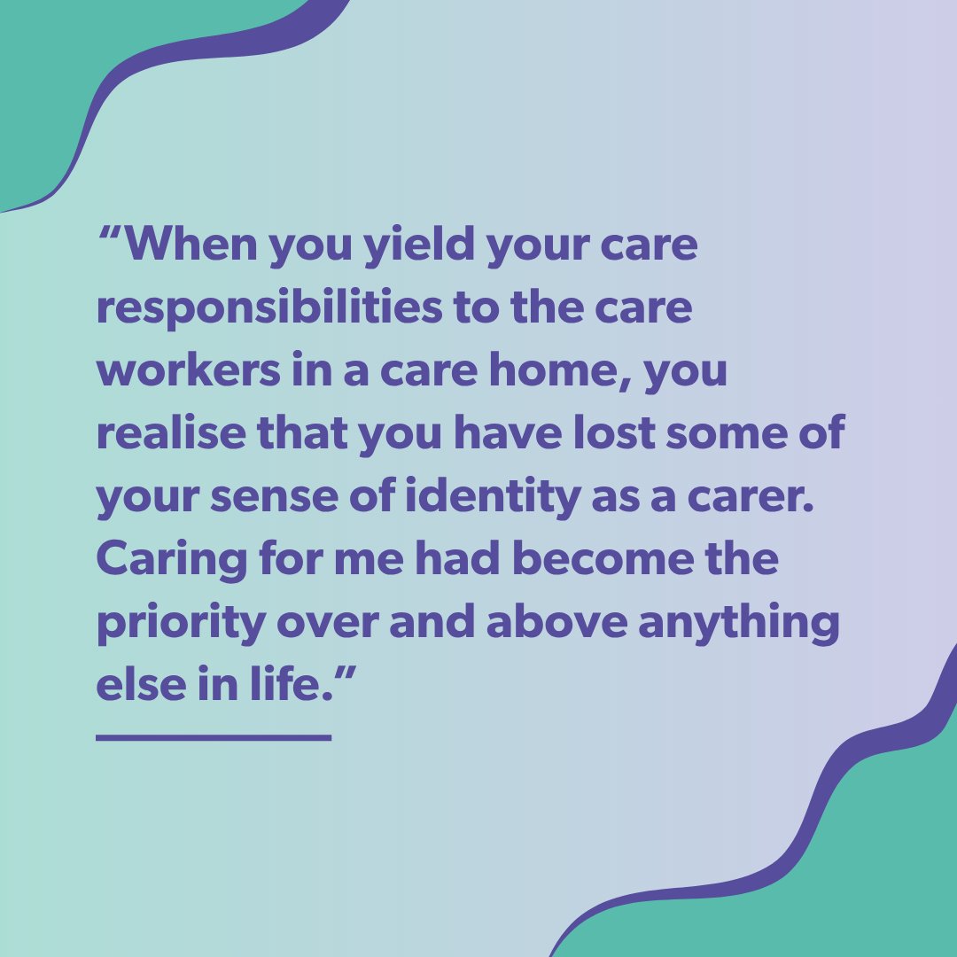 Read Mike’s heartfelt story about changes in caring roles on our website: carersbsg.org.uk/carers-stories…