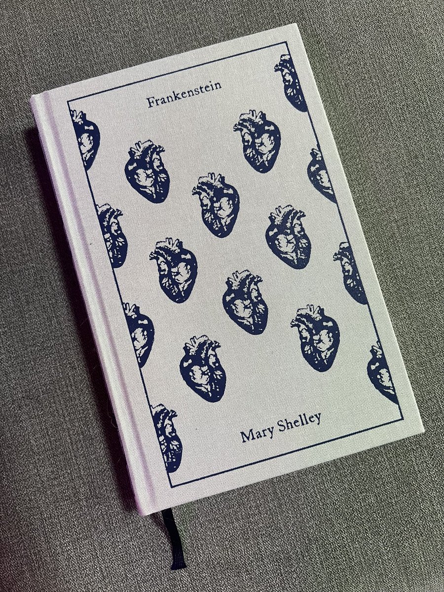cr: frankenstein by mary shelley 
     
     watching the guillermo del toro 
     adaptation of this later this week so
     i’m reading the book beforehand :)

⋆｡°✩ #booktwt #currentlyreading #books