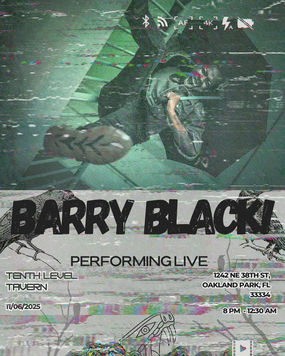 barrybl4ck's tweet image. “ALL MY FELLAS IN THE BUILDING ARE YOU WITH ME?!”
.
🚨TOMORROW, WE INVADE @tenthleveltavern @losvibes_show ❕🫶
.
SEE YOU RAGERS THIS THURSDAY @tenthleveltavern ❕ WEAR ALL BLACK OR WE WILL BREAK YOUR ELBOWS🫶🖤
.
(TAGS)
#ragecore #newartist #indieshow #rager #rageshow